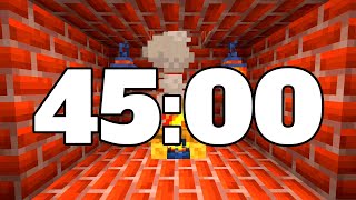 45 Minute Timer. Fireplace Timer. Minecraft Timer.