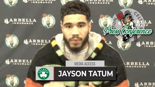 Jayson Tatum: “Everybody just has to look in the mirror & do a little bit more” | Postgame Interview