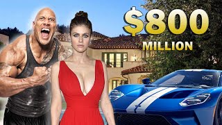 [The Rock] Dwayne Johnson's Lifestyle ★ 2023 Net Worth, Wife, Mansion and Cars