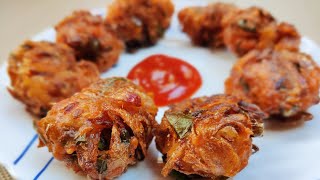 Quick Evening Snack Recipe👉Onion Bonda😋 | Street Food | ఆనియన్ బోండా ఇలా చేసుకుని తింటే ఆహా! అంటారు👌