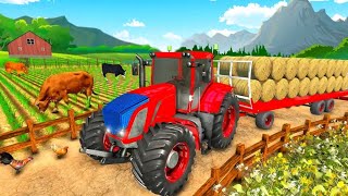 Grand farming Simulator | Tractor Racing - Android Gameplay #11