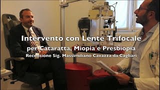 Recensione Intervento di Cataratta, Miopia e Presbiopia