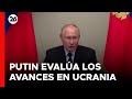 Vladímir Putin se reunió para discutir el futuro del avance sobre Ucrania