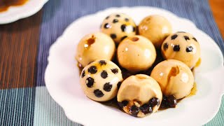 Bubble (Boba) Milk Tea Pudding | 珍珠奶茶布丁 | Pouding de thé aux perles