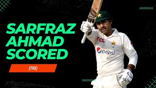 Pak Vs NZ Second Test match | Sarfraz Ahmad Scored Century | Naseem Shah Hit a Six and four |.