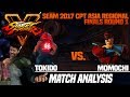 SFV Match Analysis: SEAM 2017 CPT Asia Regional Finals - Tokido vs. Momochi