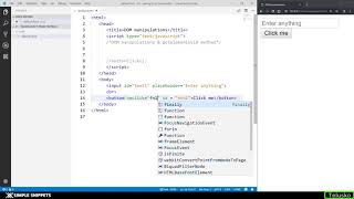 JavaScript: DOM manipulations-Take input from text box