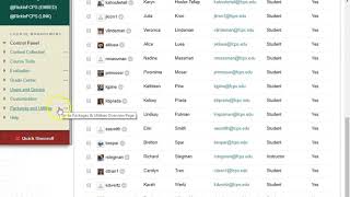 Blackboard - Add an Entire Roster of Students to a Course