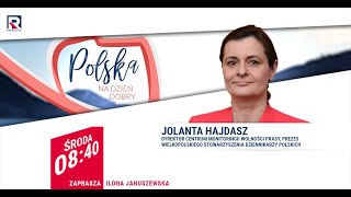 Policja atakująca dziennikarkę - Jolanta Hajdasz | Polska na dzień dobry 4/5