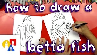 How To Draw A Betta Fish