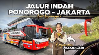 JALUR INDAH JARANG TER-EXPOSE ‼️ Trip Rosalia Indah Ponorogo - Jakarta Via Wonogiri.