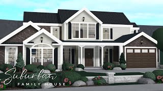 Bloxburg: Suburban Family Home | Speedbuild | Part One - ViDoe