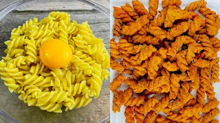 কুড়কুড়ে পাস্তা ফ্রাই | Crunchy pasta fry | Crispy Macaroni Snacks | Quick Snack Recipe | Pasta Fry