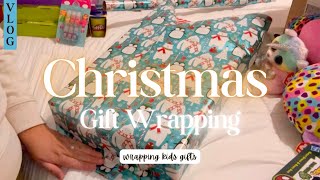 Wrapping Christmas Presents 🎄2024🧑‍🎄 vlog 🫶 What I got my kids for Christmas 🎅 Momvlog | SAHM