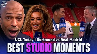 The BEST studio moments from Dortmund vs Real Madrid | Richards, Henry, Abdo, Bellingham & Carragher