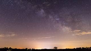 Rural Illinois Milky Way Timelapse