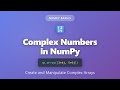 Complex Numbers in NumPy: Create and Manipulate Complex Arrays | NumPy Tutorial