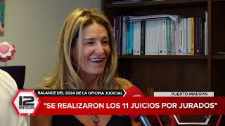 MADRYN | Balance del 2024 de la Oficina Judicial: \