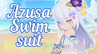 Azusa Swimsuit Chibi Model Showcase!