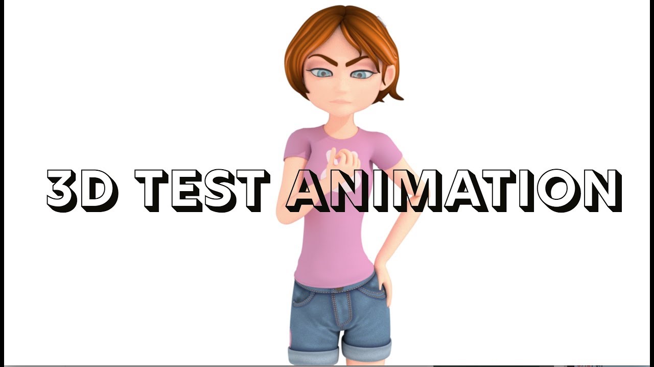 3d Animation Test Youtube