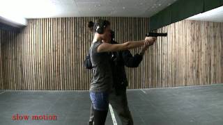 HOT - Young woman shoots Desert Eagle in .50 AE