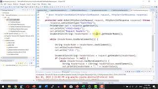 Apache Tomcat - JSP - Servlet - get headers - Video 21