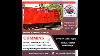 Brand New Diesel Generator Set | Cummins 625kVA, 500kW