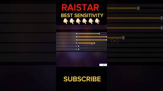 Raistar Scert Sensitivity Satting 🤫 | New Auto Headshot Sensitivity For All Guns😱 #freefire #shorts