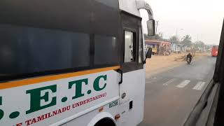 Setc vasantham bus overtake setc A/C Sleeper bus