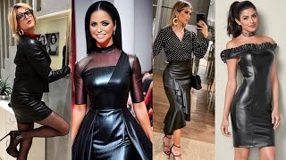 latex girls out standing fashion latex leather outfits latex dress fashion latex leather outfits 🤩🤩