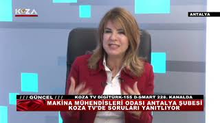 Güncel : Konuğumuz MMO Ant. Şube Bşk. Ayşen Hamamcıoğlu, Bşk Yrd. Doç. Dr. İbrahim Atmaca