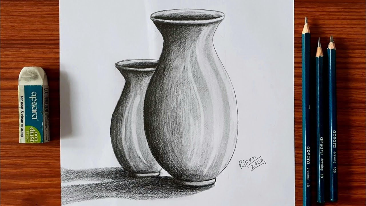 Easy Still Life Pencil Shading
