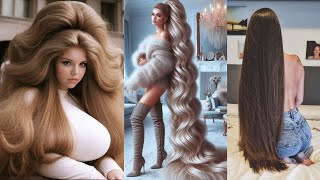 Girls With Amazing Super Long Hairs - Real Rapunzel - Hair Transformation