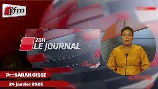 JT Français 20h du 24 Janvier 2025 présenté par SARAH CISSE