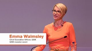 Emma Walmsley GSK investor event presentation
