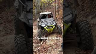 RZR on trail 30 at COALMONT OHV PARK, TN.  #rzr #friends #offroad #hillclimb