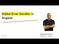 Effectively Handling Runtime Errors in Angular | Implementing a Global Error Handler