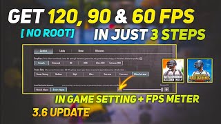 BGMI 3.6 UNLOCK 120 FPS 😱 | UNLOCK 120 FPS IN BGMI 3.6 | BGMI 3.6 90 FPS UNLOCK IN TAMIL