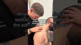 Discover the power of Adhesion Release methods for chronic pain 🙌🏻 #adhesion #trapezius #shoulder