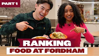 Eating ALL the Food at Rose Hill Marketplace part 1 | Fordham University
