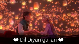 ❤ Dil Diyan Gallan ❤ | Animated Video | love : Romantic 😍 | WhatsApp Status video |
