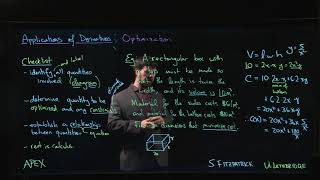 Derivative Applications: Optimization - 04. Box With No Top
