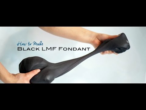 How to make Black Fondant How to make Black Fondant