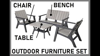 REVIT TUTORIAL - OUTDOOR FURNITURE SET - PART 1 BENCH