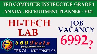 TRB Computer instructor grade 1 |  TE -SET | Hi -Tech Lab  | 369 Tesla