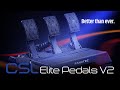 CSL Elite Pedals V2. Better than ever.