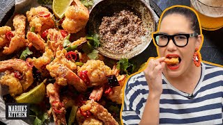 The CRISPIEST Sichuan Salt & Pepper Shrimp | Marion's Kitchen