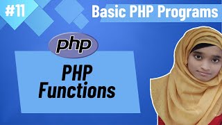 Basic PHP Programs Bangla (Part-11) | PHP Functions