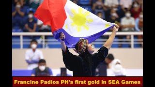 Francine Padios Gold Performance - SEA Games  Seni Tunggal event Pencak Silat.