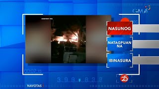 2 barkong abandonado, nasunog | Saksi